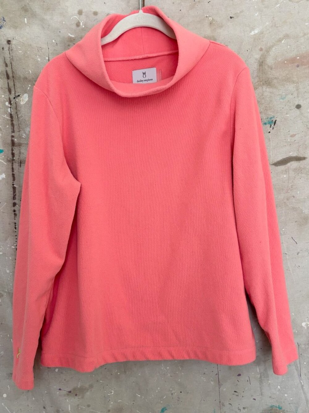 Dudley Stephens Park Slope Turtleneck in Terry Fleece